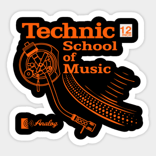 deejay technic Sticker